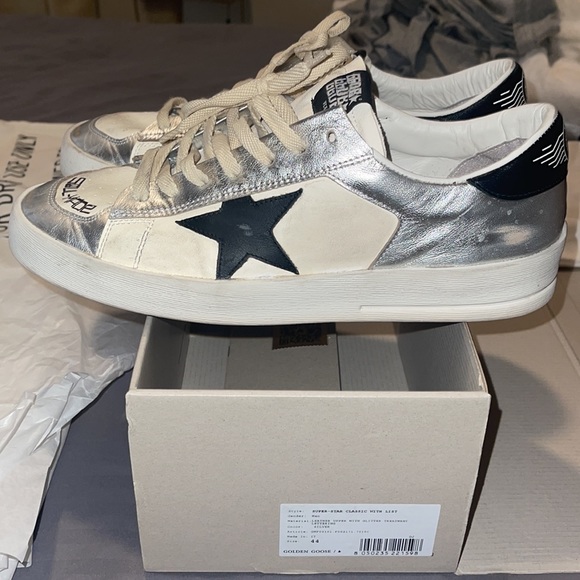 GOLDEN GOOSE SUPER STARS UNISEX NEW SIZE 43 US size 9-9.5 RARE - Picture 5 of 11